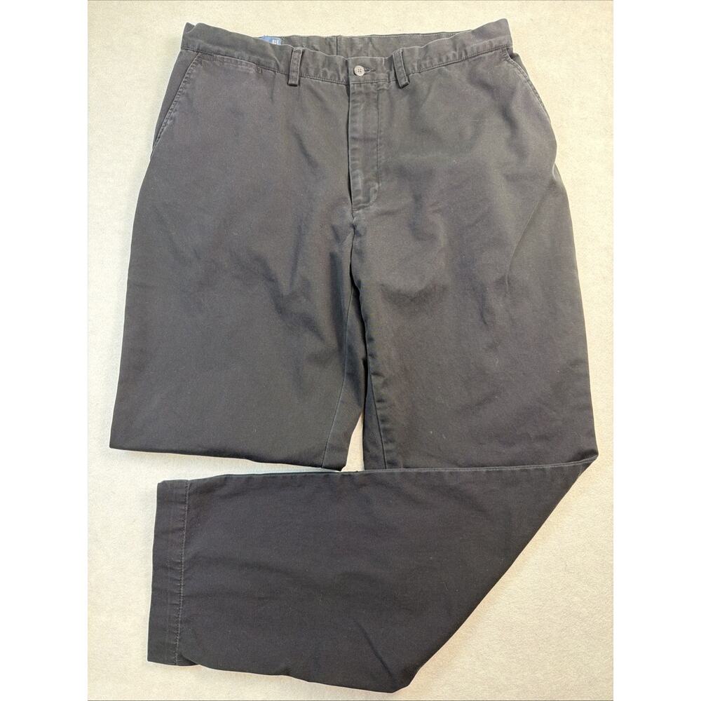 Polo Ralph Lauren Prospect Pant Men 38/34 Black Classic Polo Chino Straight Cott